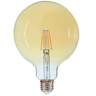 Imagem de Lâmpada Vintage Led Globo G125 Bivolt de 4 Watts E 2400k 05355 Ourolux Lâmpada Vintage Led Globo