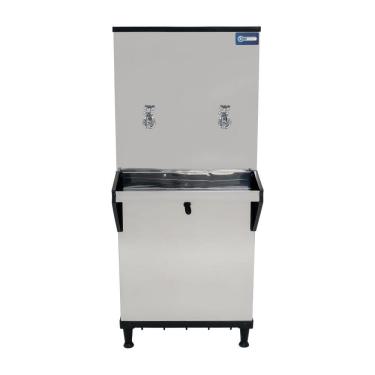 Imagem de Bebedouro Industrial Coluna Knox 50L 2 Torneiras Geladas Inox 220V (KX05-D 2T)