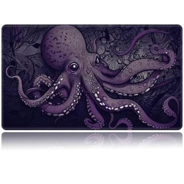 Imagem de Jogo de cartas Playmat BVDIKMI Octopus Sea Monster para MTG TCG
