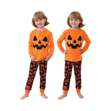 Imagem de Fantasia De Esqueleto Infantil Para Halloween, Pijama Brilhante De Cav