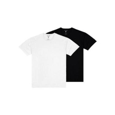 Imagem de Kit com 2 Camisetas Masculina Malwee 1000004423 Preto-Masculino
