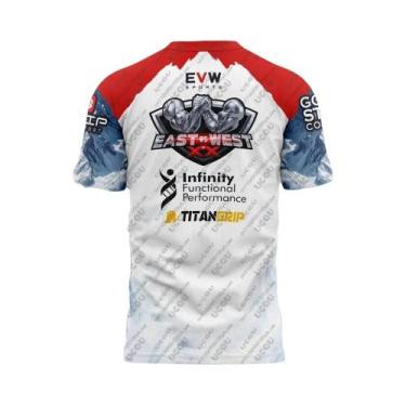 Imagem de Camisa Esportiva Casual Respirável Para Meninas Jovens - Luta De Braço