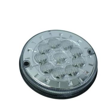 Imagem de Lanterna Ré Traseira Led Ônibus Caminhão 24V Cristal 125mm - Multiligh