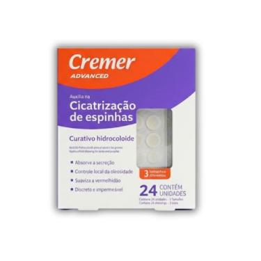 Imagem de Curativo Cremer Hidrocoloide Espinhas 3 Tamanhos Anti-Acne