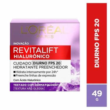 Imagem de Creme Facial Revitalift Hialurônico Loreal Diurno 20 FPS - Antissinais