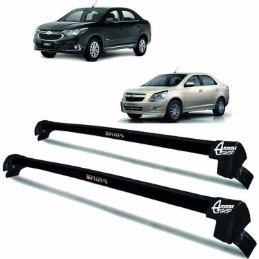 Imagem de Rack Teto Aluminio Prime GM Cobalt 2016 até 2022 Preto PR194