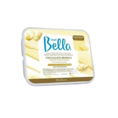 Imagem de Cera Depil Bella Chocolate Branco 800g