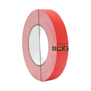 Imagem de Fita Adesiva Vermelha Para Pintura, Decoração, Fixação De Tapetes, Emb