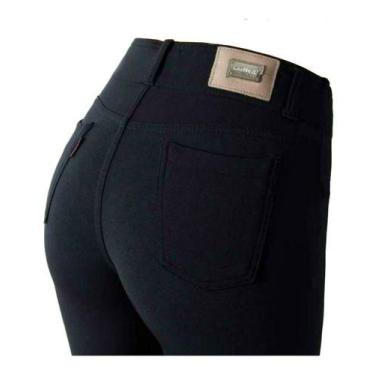Imagem de Calça Legging Montaria Cós Alto Anatômico Loper Original, G, Preto