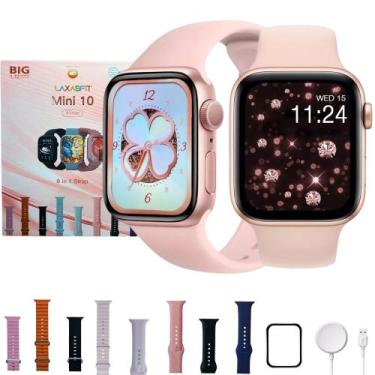 Imagem de Smartwatch Smart W10 Mini Series 10 Amoled 41mm 8 Pulseiras - 01Smart,