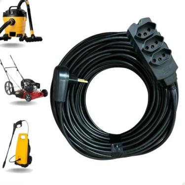 Imagem de Extensão Eletrica 30 Metros Reforçada Profissional 10/20a Co - Congrat
