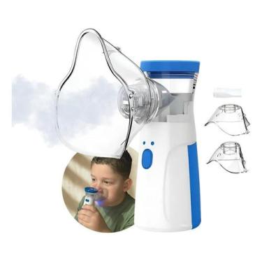 Imagem de Inalador Nebulizador Ultrassônico Sem Fio Mesh Portátil Sile - Boas, D