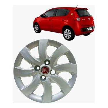 Imagem de Calota Aro 14 Novo Palio Fiat 100196604 Original Prateado - Mopar