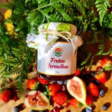 Imagem de Geléia de Frutas Vermelhas Natural e Artesanal 70% da Fruta - Caminho 