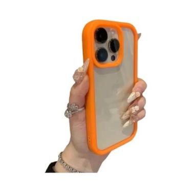 Imagem de Capa Transparente Rígida Antichoque Para iPhone 16 15 14 13 12 pro Max