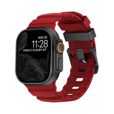 Imagem de Pulseira De Silicone Trail De 49mm 46mm 45mm 44mm Para Apple Watch Ult