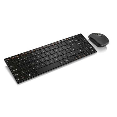 Imagem de Teclado e Mouse Sem Fio Silencioso Multilaser TC202 Slim Multimídia Wi