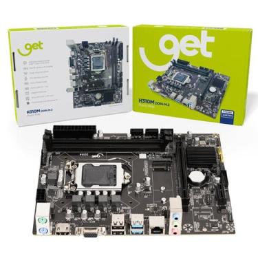 Imagem de Placa-Mãe Get H310M DDR4 M2 LGA1151 Intel 8 a 9 SATA HDMI