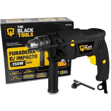Imagem de Furadeira De Impacto Profissional 1/2 Pol 13mm 750w Tbf750 The Black T