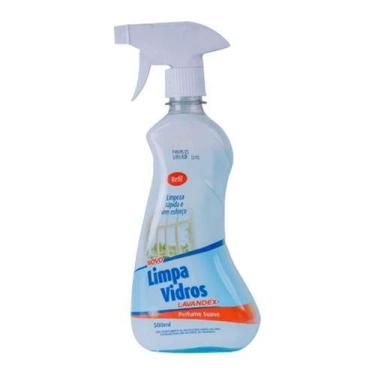 Imagem de Limpa Vidros com Gatilho Aplicador Transparente 500ML para Vidros Lava