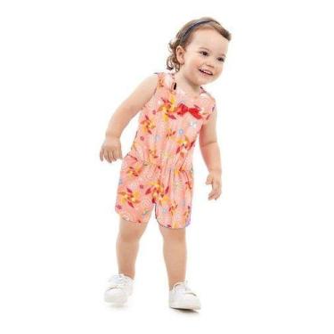Imagem de Macacão Infantil Bebe Menina Catavento Verão Casamento - anjo da mamãe