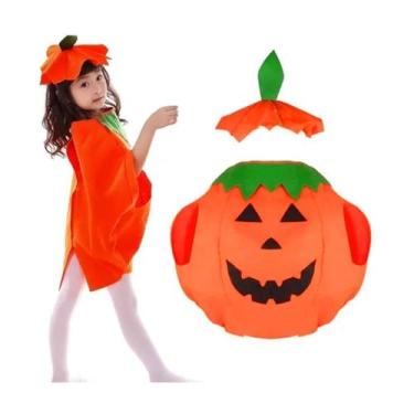 Imagem de Fantasia De Abóbora Halloween Criança Festa Tema - Belos e Belas, Abób