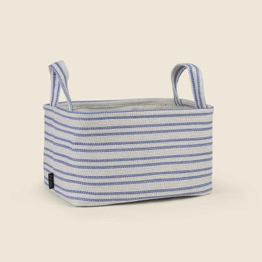 Imagem de Cesto Navy Algodão Azul 22x30cm - A\CASA