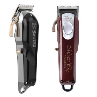 Imagem de Combo Maquina Corte Wahl Magic Clip Cordless + Senior Cordless - 02 An