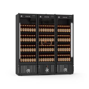 Imagem de Visa Cooler Multiportas Extra Frio Refrimate VCEF3PB 1200L 3 Portas Black 220V