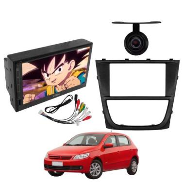 Imagem de COMP Kit Multimídia Gol G5 ht-7030CA H-Tech + Moldura 2din + Câmera de