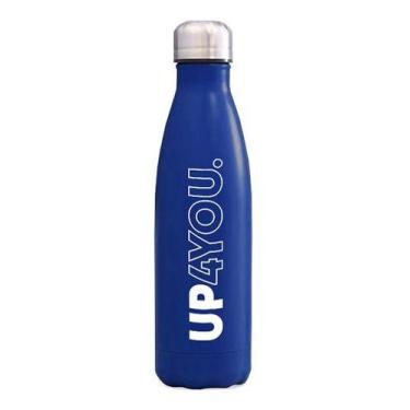 Imagem de Garrafa Aço Inox Academia 500ml Up4you, Azul