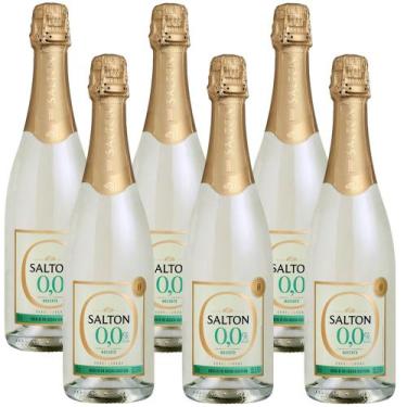 Imagem de Kit 6 Espumante Salton Zero Álcool Moscato 750ml