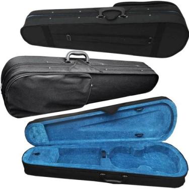 Imagem de Estojo Case Violino 4/4 Marinos Gota Térmico Com Mochila Bolso E Supor