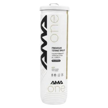 Imagem de Bola de Tênis AMA One Tubo Com 03 Bolas