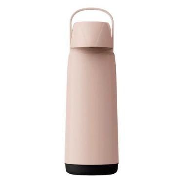 Imagem de Garrafa Térmica Air Pot PP Slim 1,8l Ampola de Vidro Invicta, Macchiat