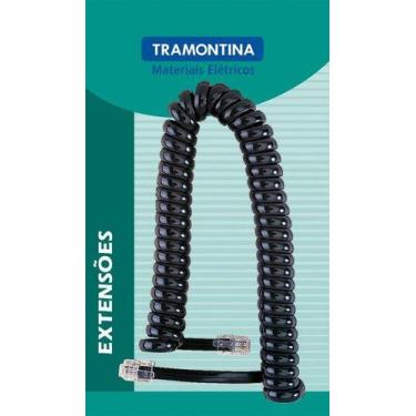 Imagem de Extensão telefônica espiral americano 2 m Tramontin 57401816 - Tramont