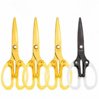 Imagem de Kit Tesoura do Merecimento Titanium - Molin -, 3 Gold 1 Preta