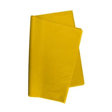 Imagem de Papel De Seda Amarelo 48x60cm 20g - Pacote com 10 V.M.P., Amarelo