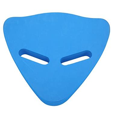 Imagem de linxiaojix Kickboard de natação, prancha flutuante infantil fácil de usar e armazenar material de EVA portátil e leve para crianças nadando iniciantes (azul)