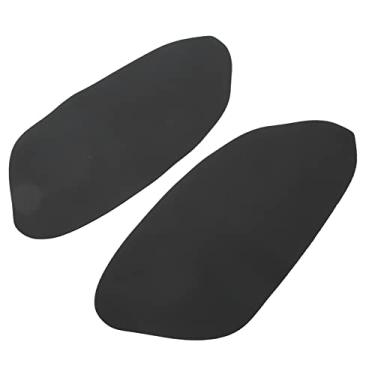 Imagem de Cobertura do apoio de braço do painel da porta, acabamento do apoio de braço da porta dianteira em couro de microfibra esquerda direita para substituição de decoração para Accord(Preto)