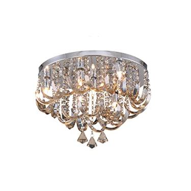 Imagem de Hevvy Plafon Cristais Retorcidos na Cor Champanhe