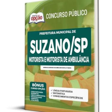 Imagem de Apostila Suzano Sp 2022 Motorista E Motorista De Ambulância