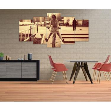 Imagem de Quadro Decorativo Sala Quarto Escritório Girl Vintage