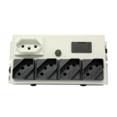 Imagem de 2 Filtros de Linha Eco 5 tomadas economizador de energia