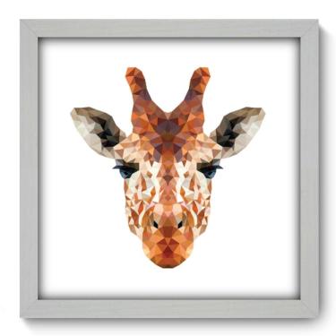 Imagem de Quadro Decorativo - Girafa - 33cm x 33cm - 141