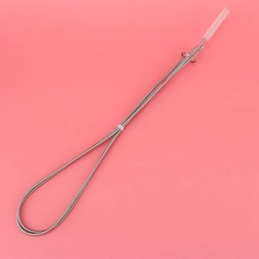 Imagem de escova de limpeza de tubos de silicone de cerveja 150 cm para tubo de silicone de 8-10 mm, Limpador de tubos de silicone,