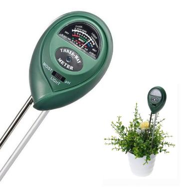 Imagem de NC Mini Testador de Umidade do Solo Higrômetro Medidor Detector Planta Solo PH Ferramenta de Teste de Fertilidade de Umidade para Interior e Externo