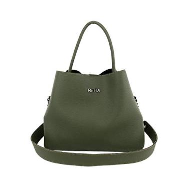 Imagem de Bolsa Feminina Ombro/Mão Retta Oficial (Verde Militar)