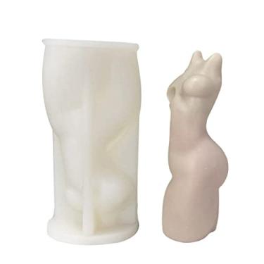 Imagem de vela para corpo feminino 3D, vela forma criativa - fundição arte corporal feminino exclusivo, suprimentos para fabricação sabão, decoração, ornamento, artesanato faça você mesmo Kot-au