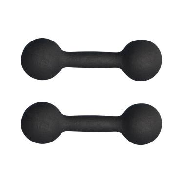 Imagem de Par De Halter Bola Pintado 6Kg Peso Treino Academia Ar Livre